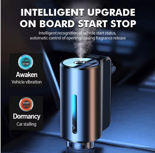 Car air diffuser with Floral scent and 1 essential oil capsule